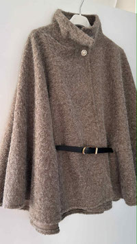 FILZPONCHO COZY - TAUPE