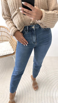 MOMFIT JEANS FIONA - BLAU