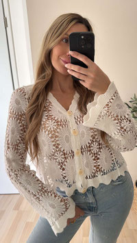 BOHOCARDIGAN IBIZA - WEISS