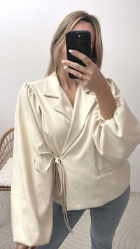 WICKELBLAZER LEANA - CREME