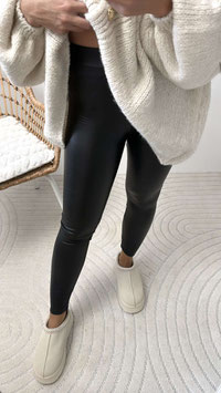 THERMOLEDERLEGGINGS SIA - SCHWARZ
