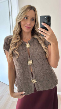 STRICKWESTE SOLE - BRAUN