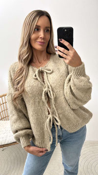 STRICKCARDIGAN CINTA - TAUPE