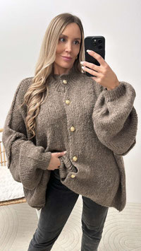 LONGCARDIGAN NOA - BRAUN