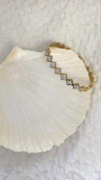 EDELSTAHL ARMBAND - CLOVER