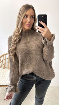 OVERSIZEPULLI ANI - BRAUN