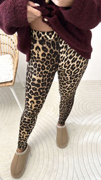 LEOLEGGINGS GULA - LEOPARD