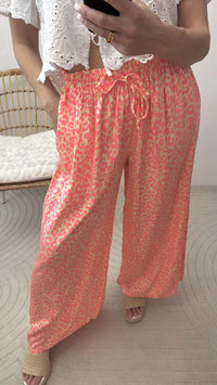 LAST ONE - SATINHOSE MINA - HELLGELB/ROSA