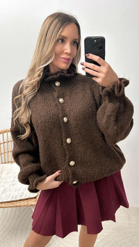 SHORTCARDIGAN LERA - SCHOKO