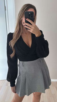 FALTENSKORT SERINA - GRAU