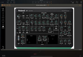 Roland S-1 Synth iOS Editor - Surface- for "Surface Builder" App