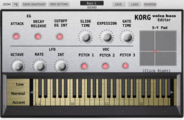 Korg Volca Bass Editor
