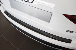 Edelstahl Ladekantenschutz graphit schwarz für Audi Q3 II Typ F3 ab Bj. 09/2018