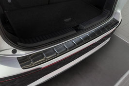 Edelstahl Ladekantenschutz schwarz graphit für VW TAYRON ab Bj. 01/2025