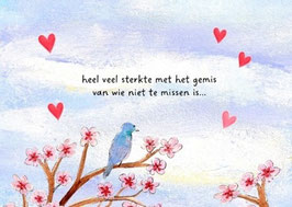 KAART VEEL STERKTE MET HET GEMIS - HAPPY H-ART