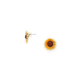 ZONNEBLOEM OORBELLEN OORSTEKERS (SUNNY) - FRANCK HERVAL