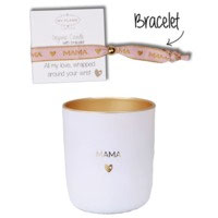 KAARS IN GLAS MET ARMBANDJE (MAMA) - MY FLAME LIFESTYLE