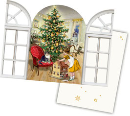 ADVENTKAART RAAMVENSTER (NOG 1 VARIANT)- COPPENRATH