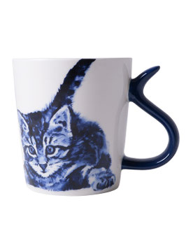 THEEMOK KATTENSTAART - SPEELS (M362) - HEINEN DELFTSBLAUW