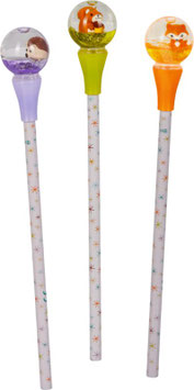 POTLOOD MET MINI SCHUDBOL MET SCHATTIG DIERTJE (3 VARIANTEN) - SPIEGELBURG
