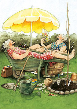 ONDER PARASOL IN KRUIWAGEN (020) - INGE LOOK: AUNTIES