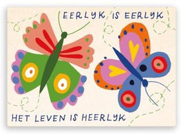 CP01 - EERLIJK IS EERLIJK HET LEVEN IS HEERLIJK - CLAIRE VAN HEUKELOM