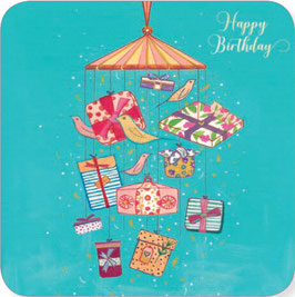 BAR326 MOBIEL MET CADEAUTJES HAPPY BIRTHDAY  - JEHANNE WEYMAN