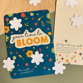 YOUR TIME TO BLOOM (BLOEIKAART) - BLOOM YOUR MESSAGE
