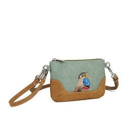 MELODY CROSS-BODY BAG LICHTGROEN/COGNAC KOOLMEES (MEL03)  - HI-DI-HI