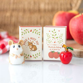 LITTLE TREASURE (MUIS OF APPEL) - GELUKSCADEAUTJE