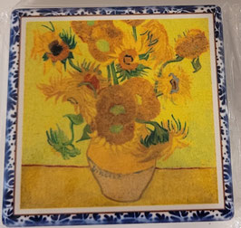 MAGNEET ZONNEBLOEMEN (VAN GOGH) - HEINEN DELFTS BALUW