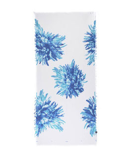 BAMBOO SJAAL VAN GOGH (01 WIT) - INN BAMBOO