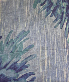 BAMBOO SJAAL VAN GOGH (63 AQUABLAUW) - INN BAMBOO