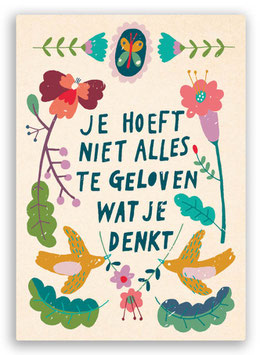 C64 JE HOEFT NIET ALLES TE GELOVEN - CLAIRE VAN HEUKELOM