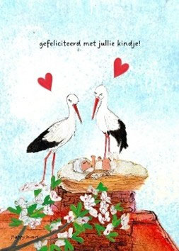 KAART GEFELICITEERD MET JULLIE KINDJE - HAPPY H-ART