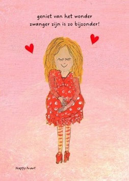 KAART ZWANGER ZIJN IS ZO BIJZONDER - HAPPY H-ART
