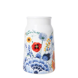 MELKBUSVAAS WILDBLOEMEN 20,5 CM (V0664) - HEINEN DELFTS BLAUW