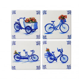 ONDERZETTERS FIETS (P723) - HEINEN DELFTS BLAUW