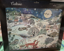 ADVENTSKALENDER  BOSDIEREN IN DE SNEEUW MET VOSSEN (491306) - WOODMANSTERNE