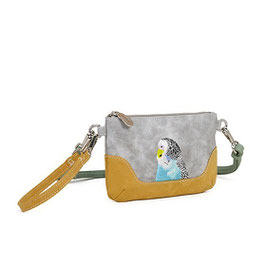 MELODY CROSS-BODY BAG LICHTGRIJS / OKER PARKIET (MEL05) - HI-DI-HI