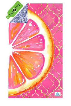 SNELDROGENDE HANDDOEK SMALL (ORANGE) 80 X 140 cm - SOOBLUU