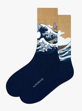 DE GROTE GOLF VAN KANAGAWA (KATSUSHIKA HOKUSAI) – KUNSTSOKKEN