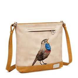 APPETIZER CROSS-BODY BAG BEIGE-COGNAC (APP16) - HI-DI-HI