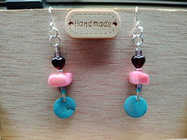 "CUORE ROSSO" COLECCIÓN PENDIENTES DE CRISTAL