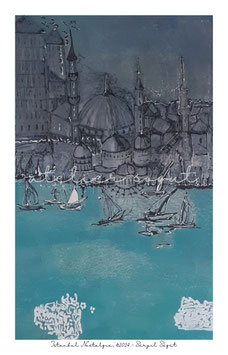 Kunstdruck Poster Istanbul Nostalgie 40X60cm