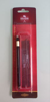 Druckbleistift Set Metall " Toison Dór " 2,0 x 120 mm mit Ersatzminen KOH-I-NOOR