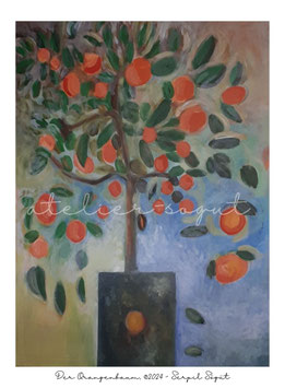 Kunstdruck Poster Der Orangenbaum 45X60cm