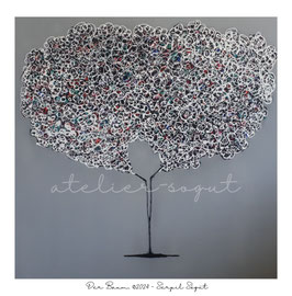 Kunstdruck Poster Der Baum 50x50cm