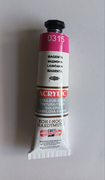 Acrylfarbe 40 ml Tube - Magenta / 1 Stück - KOH-I-NOOR