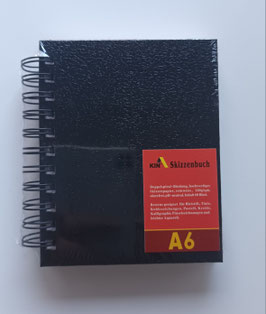 Sketchbuch A6 Hochformat mit Doppelspiralbindung - KOH-I-NOOR